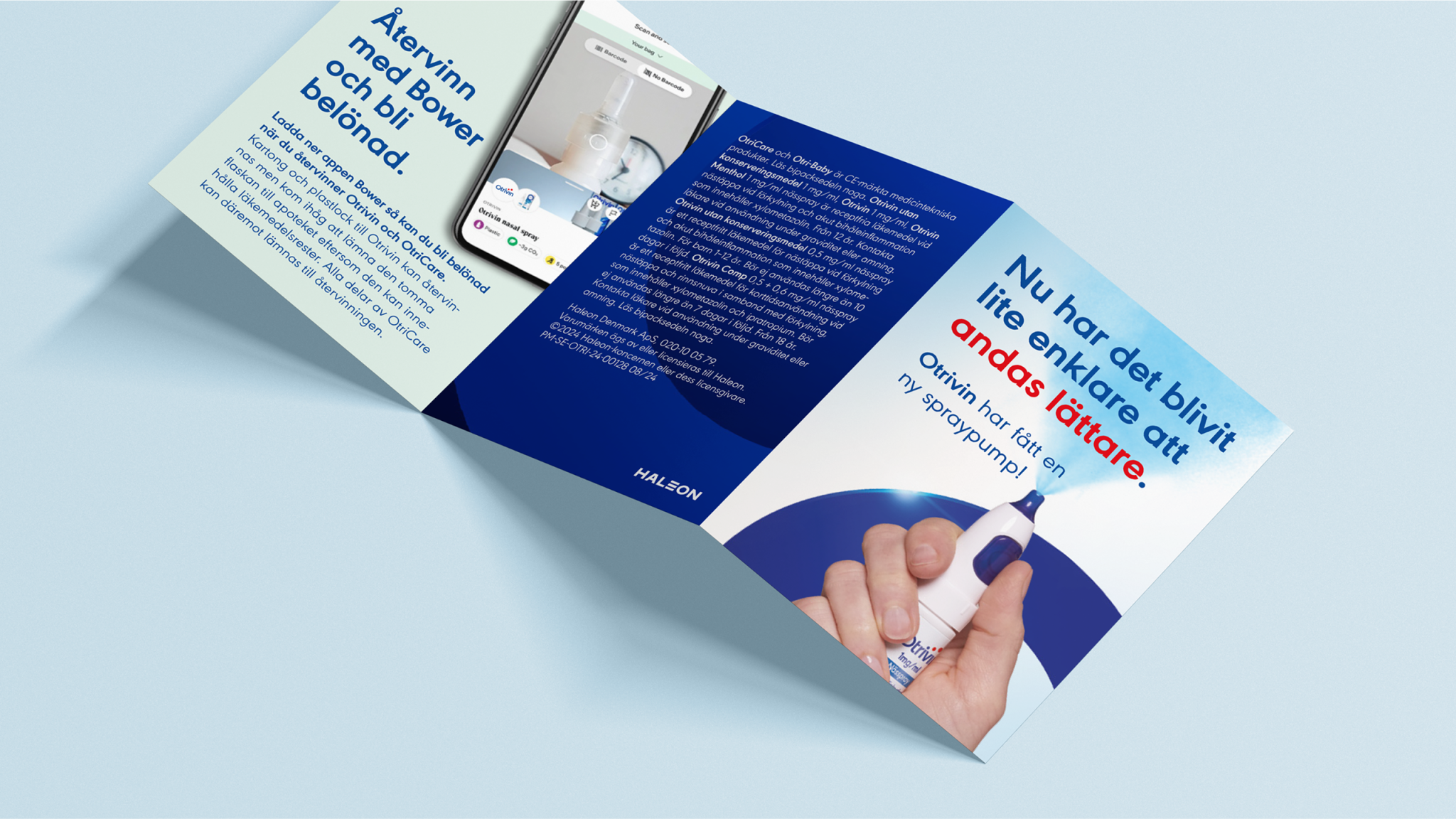 Case apotek lansering av produktserie otrivin haleon folder