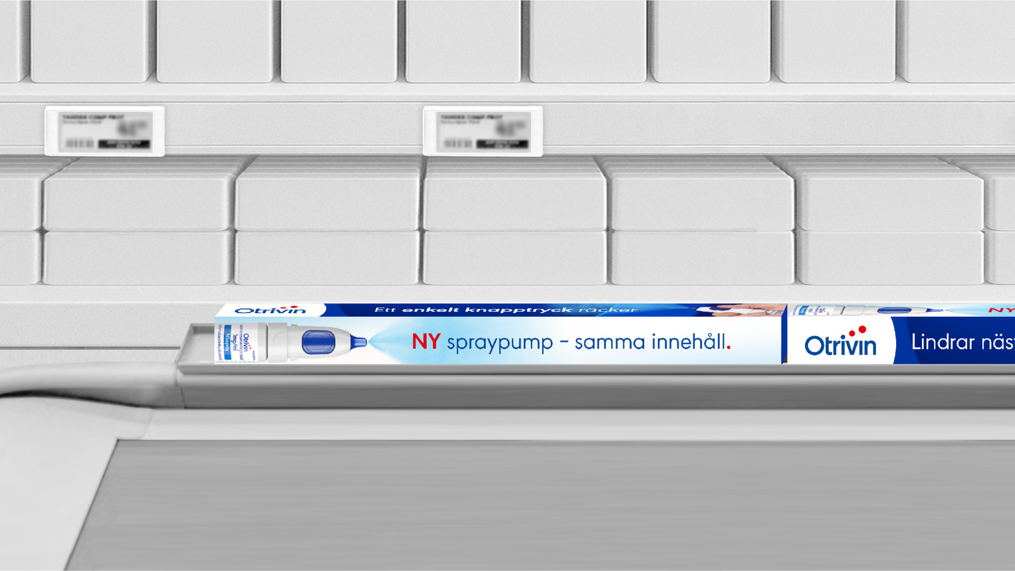 Case apotek lansering av produktserie otrivin haleon kassapinne dvh