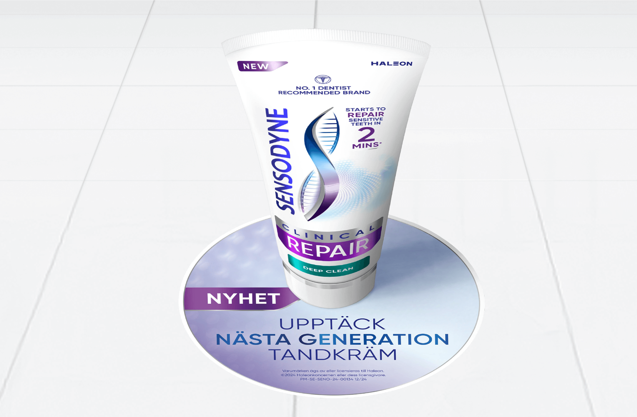 Case konsument clinical repair lansering sensodyne haleon golvdekal