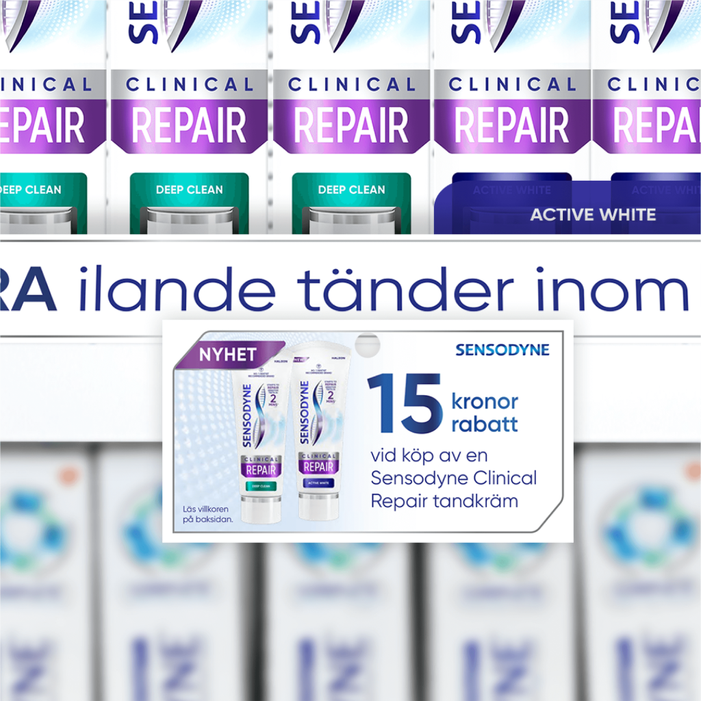 Case konsument clinical repair lansering sensodyne haleon kupong