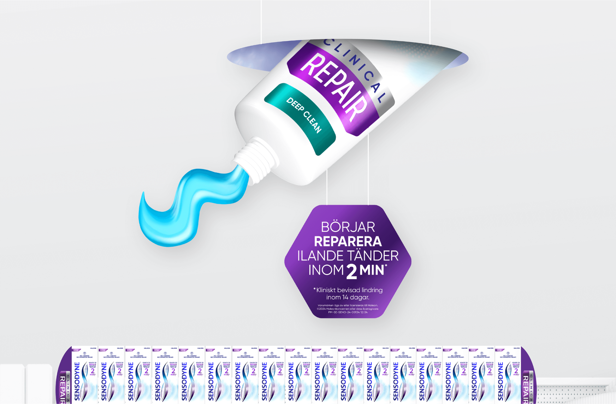 Case konsument clinical repair lansering sensodyne haleon takmobil tub