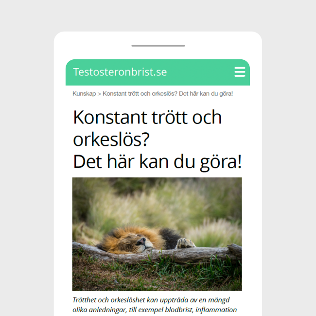 Case varden omnikanalstrategi testosteronbrist bayer 11 kampanjsida artikel