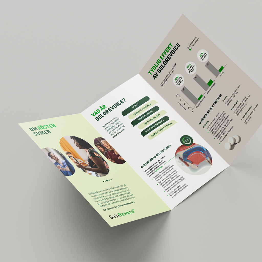 Case konsument kommunikationskoncept gelorevoice 13 hcp folder insida